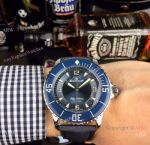 Swiss Quality Replica Blancpain Fifty Fathoms Automatic Blue Dial Watch 42mm